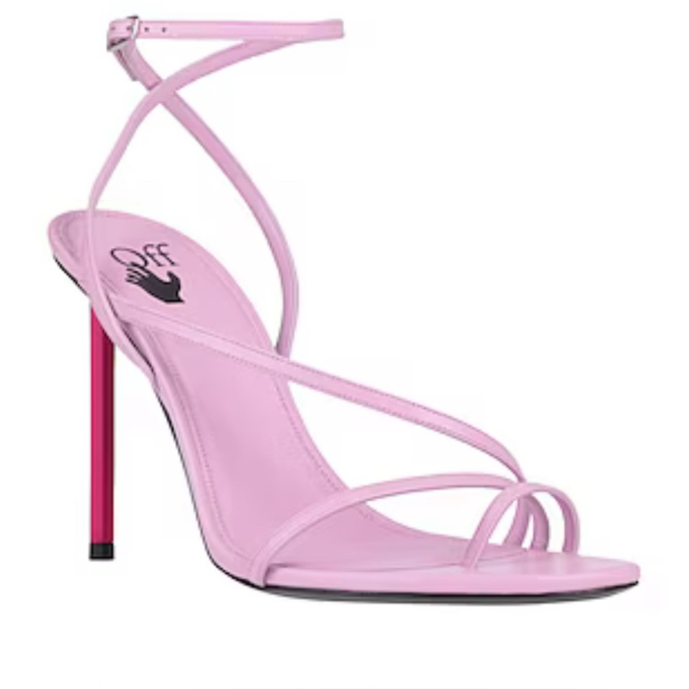 OFF-WHITE Allen 110 mm Leather Strappy Sandals size 41 / US 11
